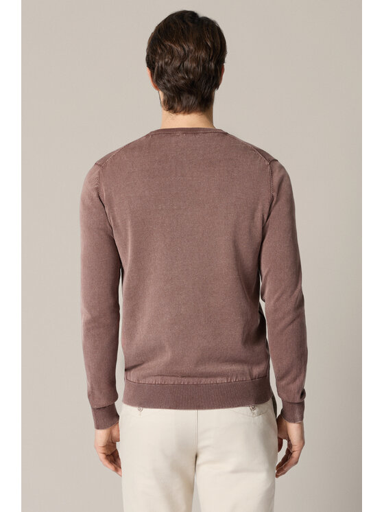 Lancerto Lancerto Sweter Gustan SW073225000070 Brązowy Regular Fit