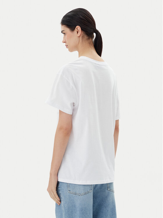 Pieces Pieces T-Shirt Thea 17157114 Biały Standard Fit