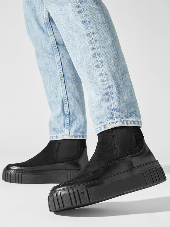 Gant Gant Μποτάκια με λάστιχο Snowmont Chelsea Boot 27553371 Μαύρο