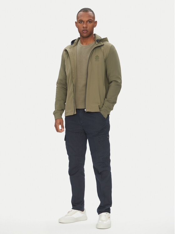 Aeronautica Militare Aeronautica Militare Striukė softshell 251AF499F559 Chaki Regular Fit
