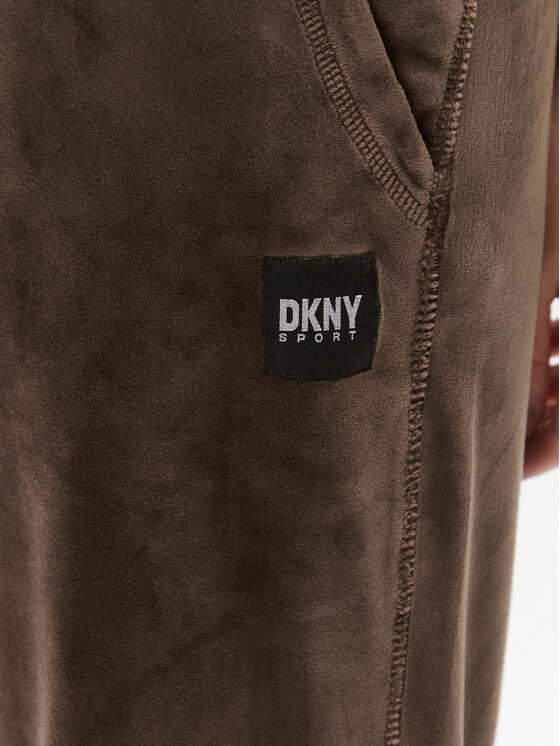 DKNY Sport DKNY Sport Spodnie dresowe DP3P2744 Brązowy Regular Fit