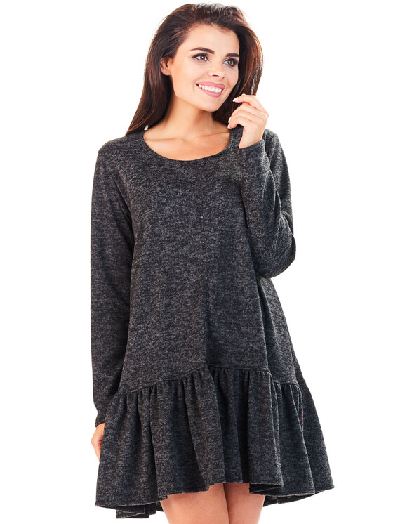 Awama Awama Vestito da giorno L056 Grigio Basic Fit