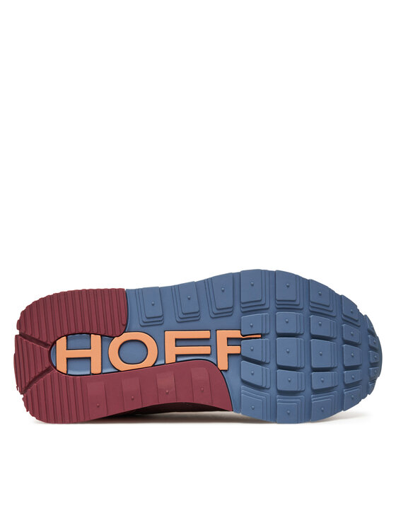 Podeszwa buta sportowego pokazana od spodu, ujęcie z góry.