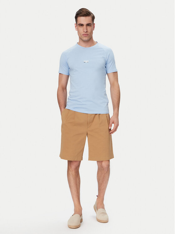 BOSS BOSS T-krekls 50517970 Zils Slim Fit