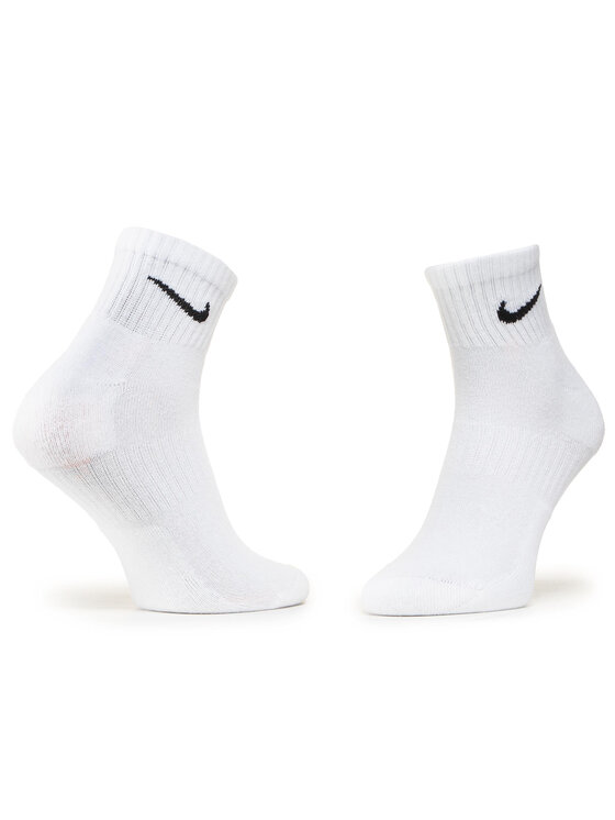 Nike Nike Zestaw 3 par wysokich skarpet unisex SX7667 100 Biały