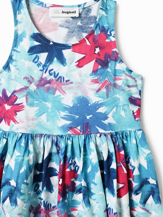 Desigual Desigual Sukienka codzienna 23SGVK02 Niebieski Regular Fit