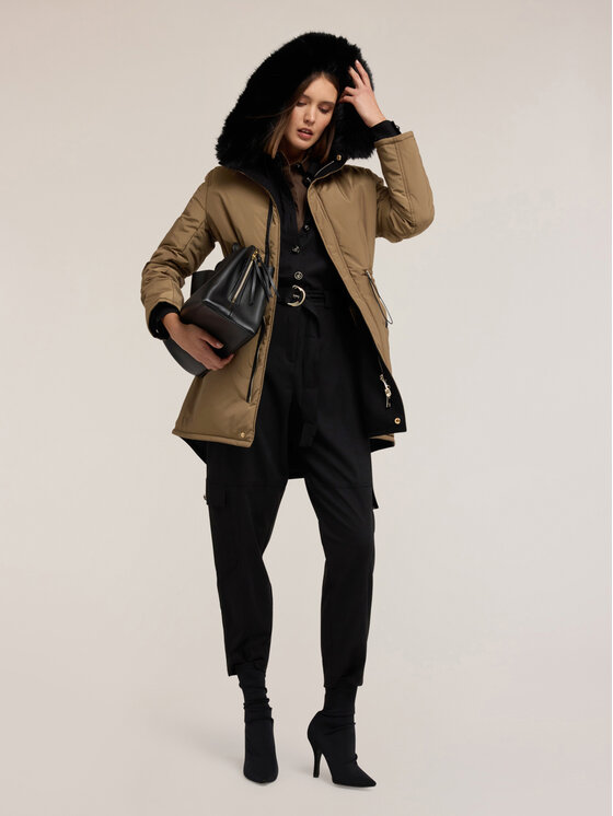 Motivi Motivi Giubbotto piumino F004Q000726N015 Verde Regular Fit