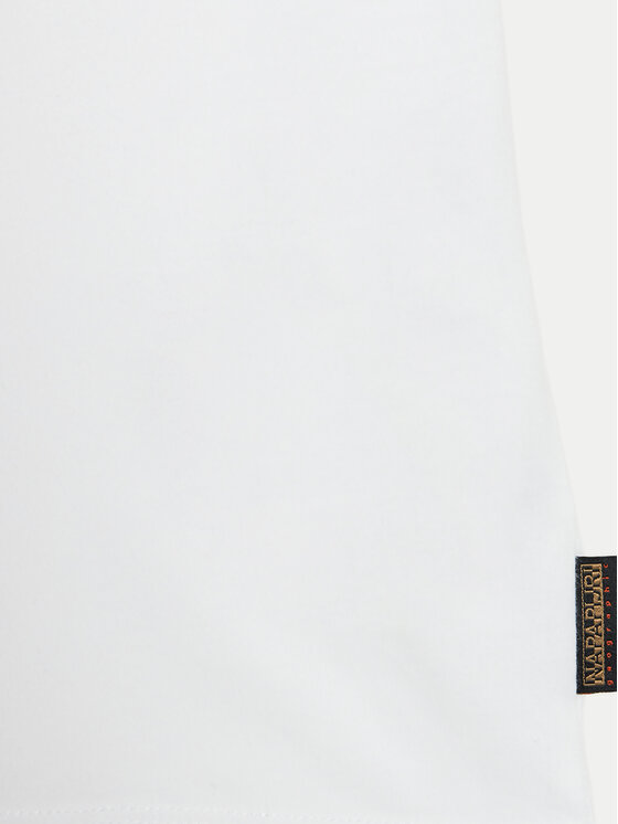 Napapijri Napapijri T-krekls Chamois NP0A4HYL M Balts Regular Fit