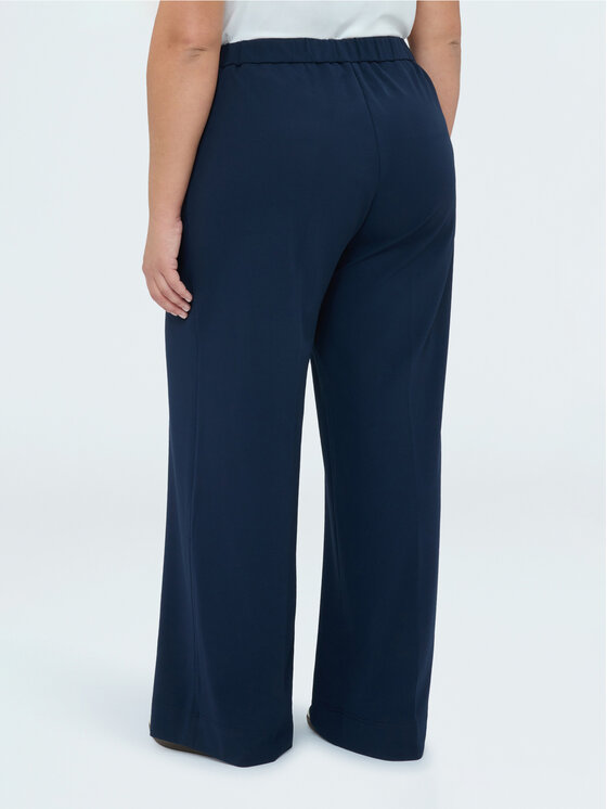 Fiorella Rubino Fiorella Rubino Pantaloni di tessuto P011L002301N034 Blu Over Fit