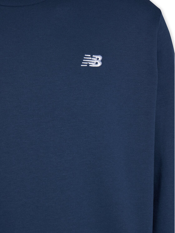 New Balance New Balance Mikina Small Logo MT41507 Tmavomodrá Relaxed Fit