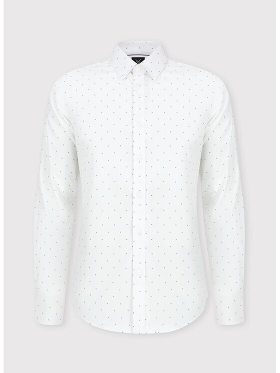 Pako Lorente Pako Lorente Koszula P24SF-1X-019 Biały Slim Fit