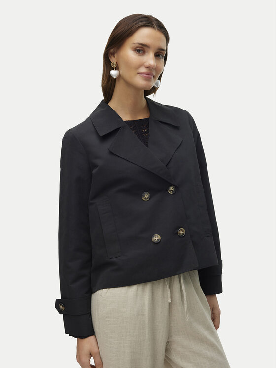 Vero Moda Vero Moda Trench Chloemia 10308267 Nero Regular Fit