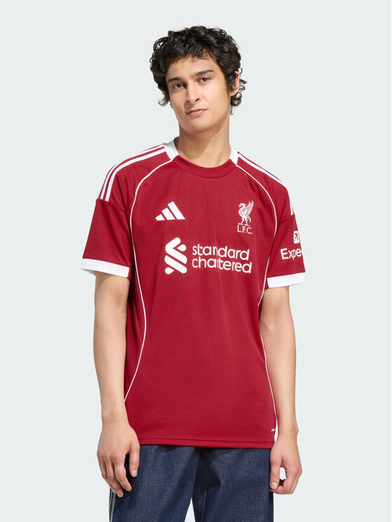 adidas adidas Koszulka techniczna Liverpool FC 25/26 Home Jersey Czerwony Slim Fit