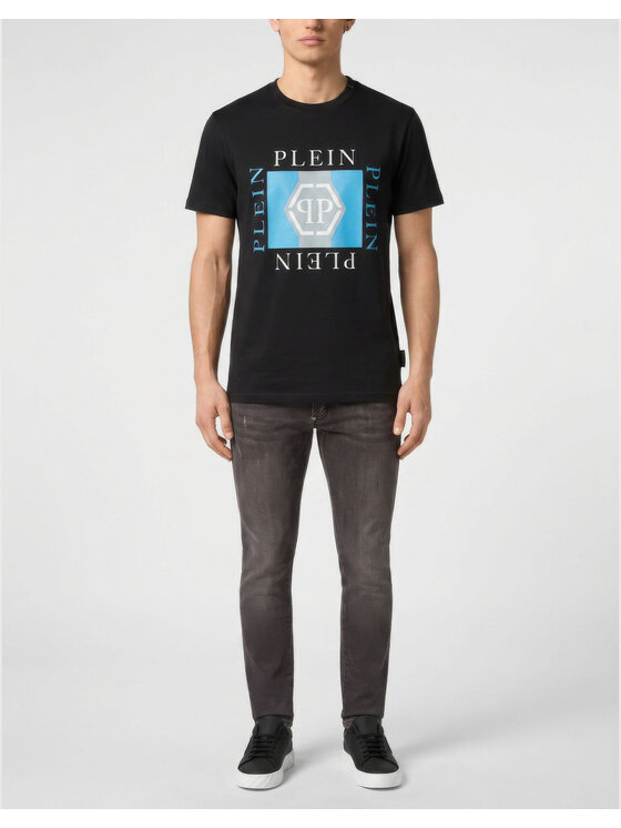 PHILIPP PLEIN PHILIPP PLEIN T-Shirt 31676 Czarny Regular Fit