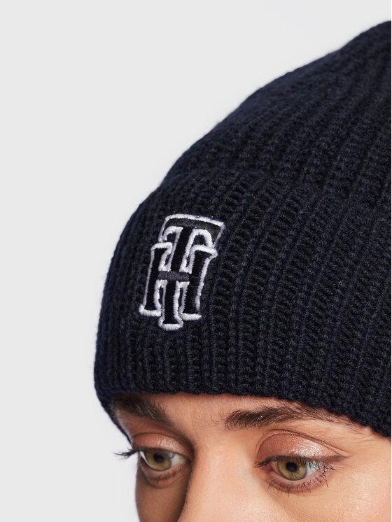 Tommy Hilfiger Tommy Hilfiger Čepice AW0AW14032 Tmavomodrá
