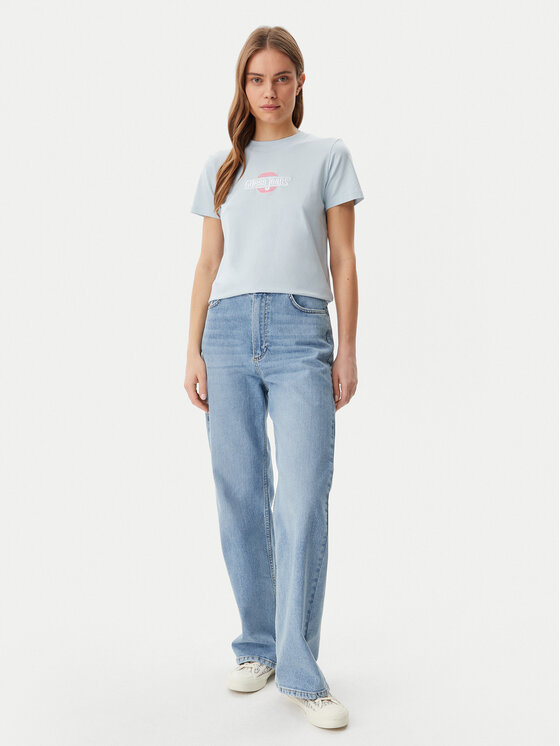 Guess Jeans Guess Jeans T-Shirt W5GI26 J1314 Granatowy Regular Fit