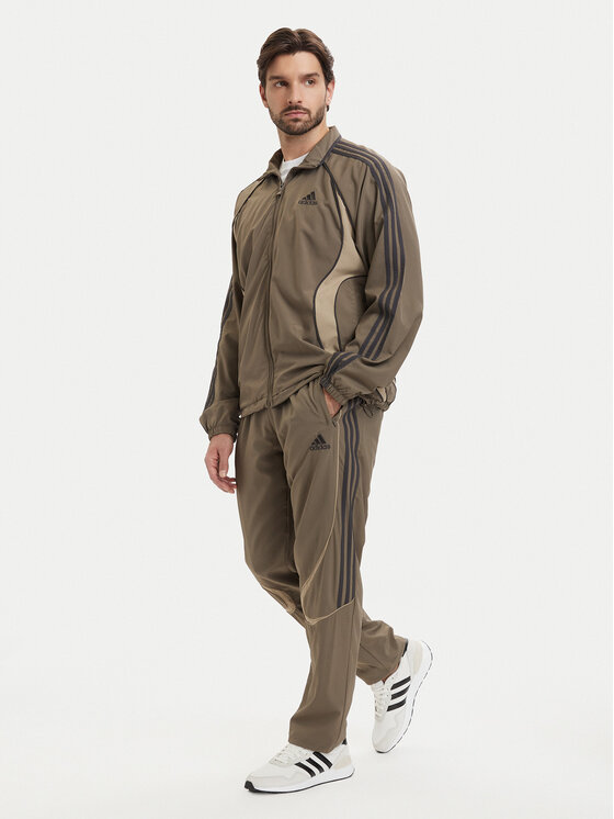 adidas adidas Dressipüksid adicolor Teamgeist KD5865 Khakivärviline Loose Fit