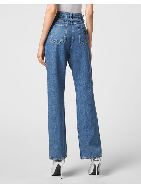 PHILIPP PLEIN PHILIPP PLEIN Jeansy 3163 Czarny Loose Fit