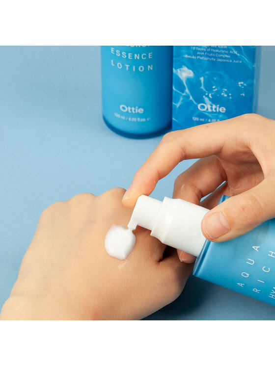 Ottie Ottie Esencja lotion do twarzy AQUA RICH Hyaluron, 120 ml Emulsja