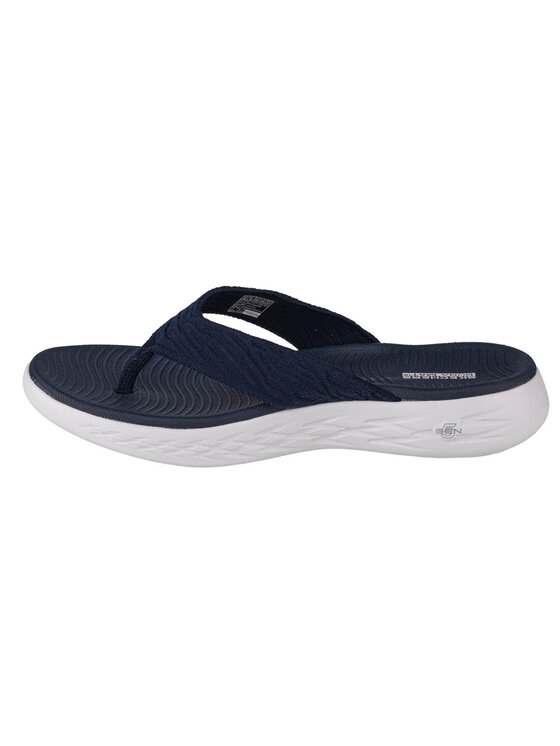 Skechers Skechers Infradito Skechers On The Go 600 Sunny Blu scuro