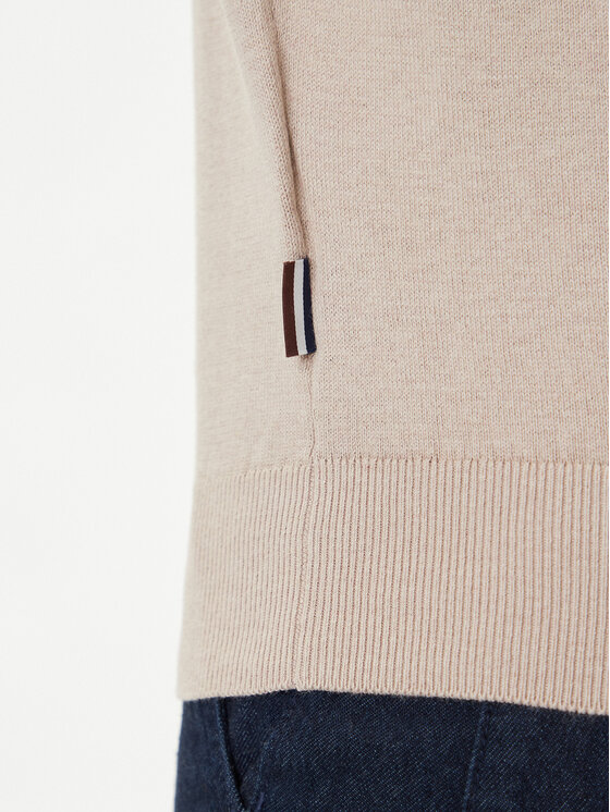 Bugatti Bugatti Rollkragenpullover 7700-85520D Beige Regular Fit