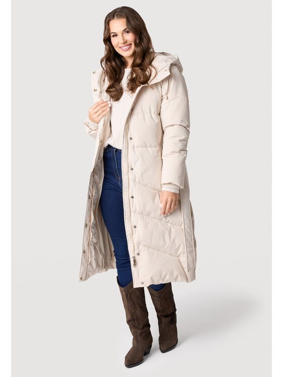 QUIOSQUE QUIOSQUE Kabát QUIOSQUE 9VS011100 Biela Regular Fit