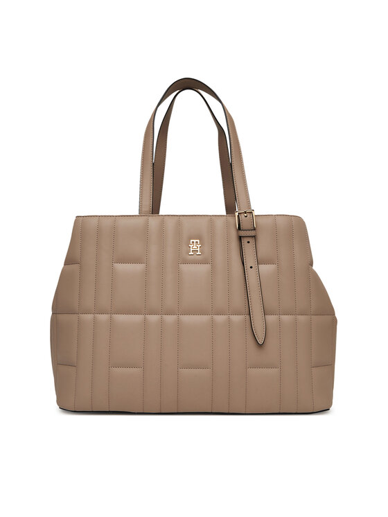 Tommy Hilfiger Tommy Hilfiger Torbica Th Feminine Tote AW0AW17452 Bež
