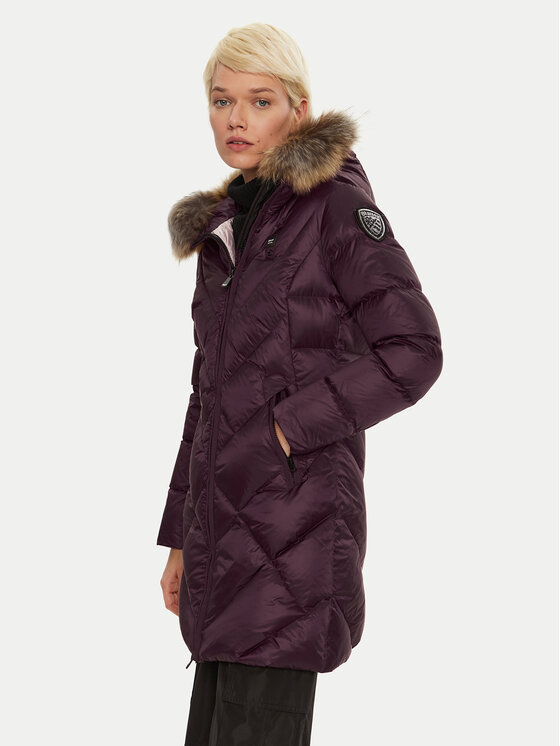 Blauer Blauer Vatovaná bunda 24WBLDK03052 Bordó Regular Fit