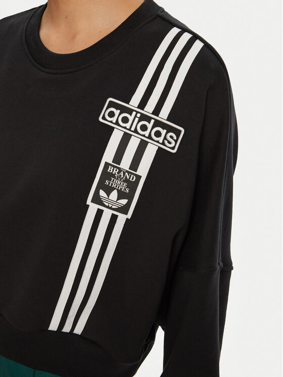 adidas adidas Majica dugih rukava Adibreak JD0189 Crna Regular Fit