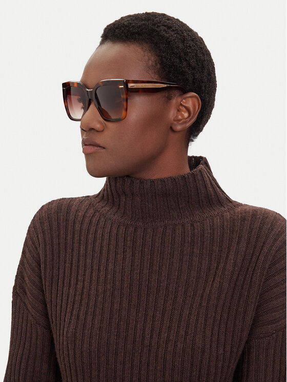 Calvin Klein Calvin Klein Okulary przeciwsłoneczne CK23508S Brązowy