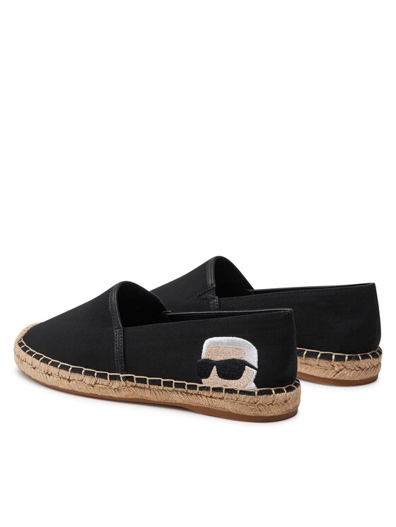 KARL LAGERFELD KARL LAGERFELD Espadrilky KL80111N Čierna