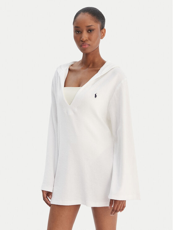 Polo Ralph Lauren Polo Ralph Lauren Paplūdimio suknelė 21656576 Balta Relaxed Fit