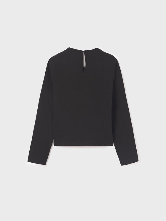 Mayoral Mayoral Bluza 7.043 Črna Regular Fit