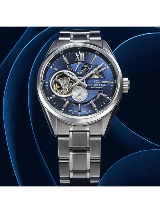 Orient Star Orient Star Zegarek RE-AV0003L00B Srebrny