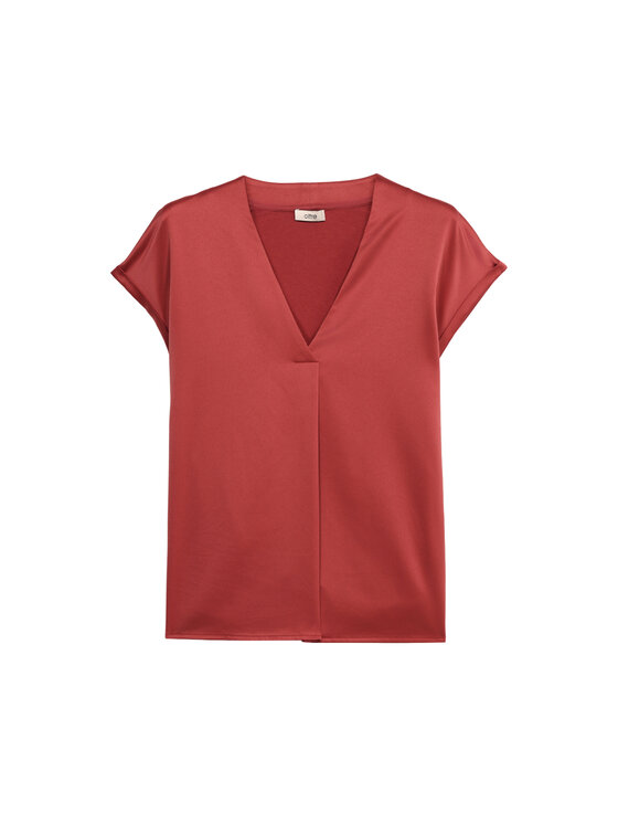 Oltre Oltre Blusa 2270R003063N006 Rosso Regular Fit