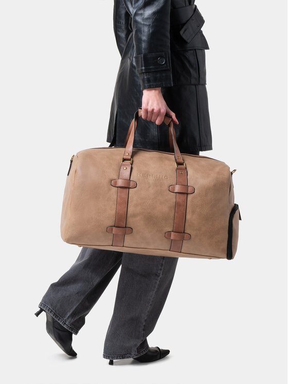 Herling Herling Borsa da viaggio Brecht Beige