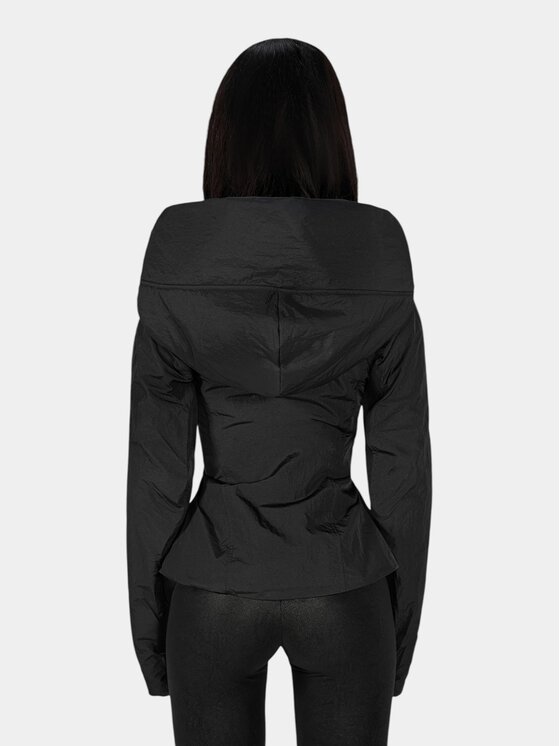 MADE BY SOCIETY MADE BY SOCIETY Kurtka anorak VANDAL - J27827 Czarny Basic Fit