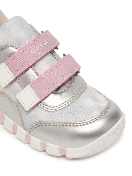 Geox Geox Sneakersy B Iupidoo Girl B3558A 0AS54 C0566 Strieborná