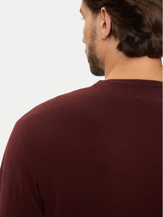 Wrangler Wrangler Pulover 112357203 Rjava Regular Fit