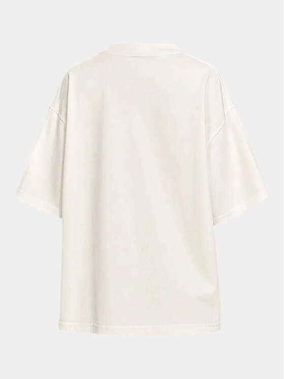 MADE BY SOCIETY MADE BY SOCIETY T-Shirt Shab - T27881 Biały Basic Fit