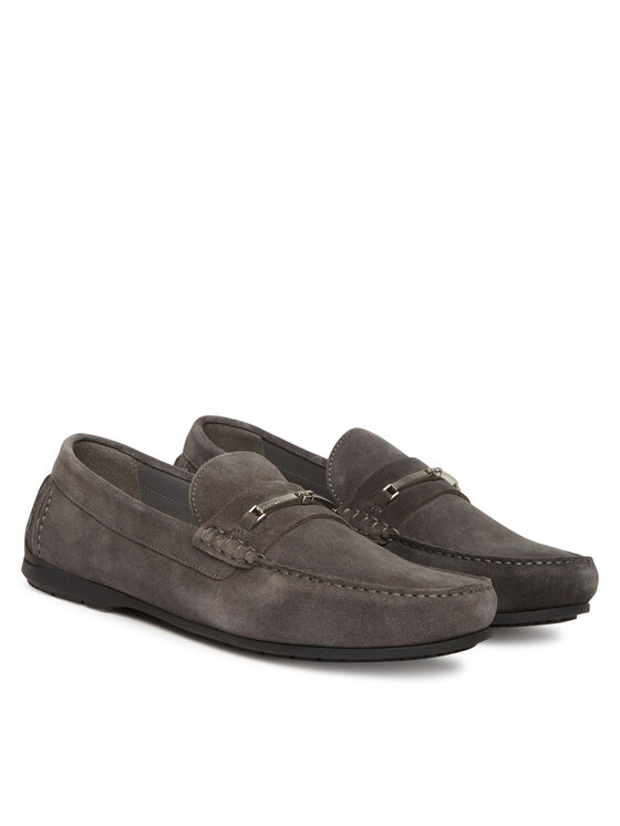 Calvin Klein Calvin Klein Mokasīni Driver W/ Ny Bit Sue HM0HM01759 Pelēks