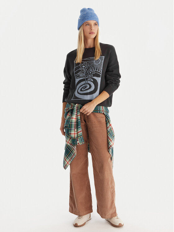Quiksilver Quiksilver Pulover Barnwell EQWSW03026 Gri Regular Fit