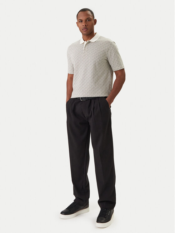 Armani Exchange Armani Exchange Polo marškinėliai XM000736 AF10819 F1165 Juoda Regular Fit