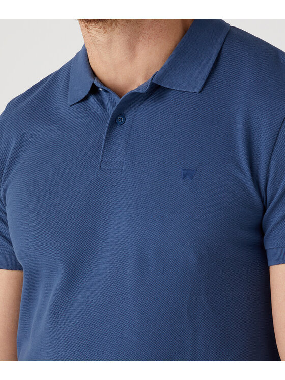 Wrangler Wrangler Polo W7X7K4XTG Granatowy Regular Fit