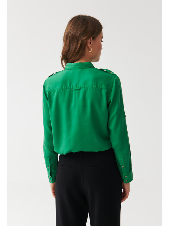 TATUUM TATUUM Koszula KORSANA Zielony Classic Fit