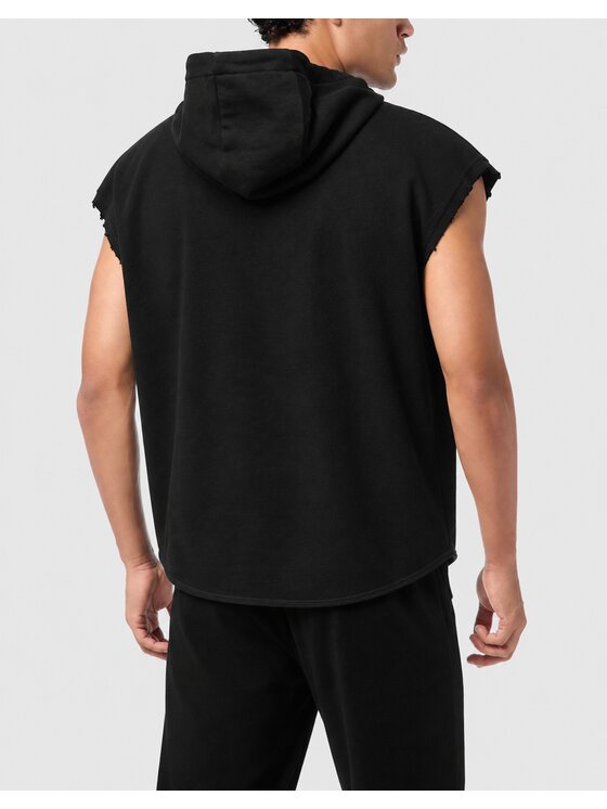 Plein Sport Plein Sport Gilet 32338 Nero Jegging Fit