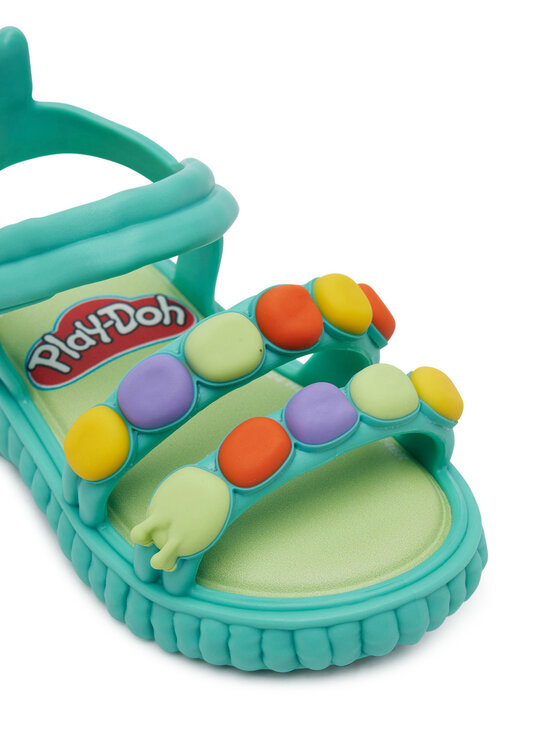 Melissa Melissa Sandały Mini Melissa Create + Play Doh Bb M 35989 Zielony