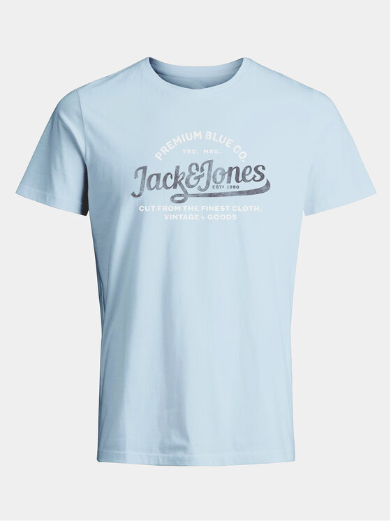 Jack&Jones Jack&Jones T-Shirt Jprblulouie 12259674 Modrá Regular Fit