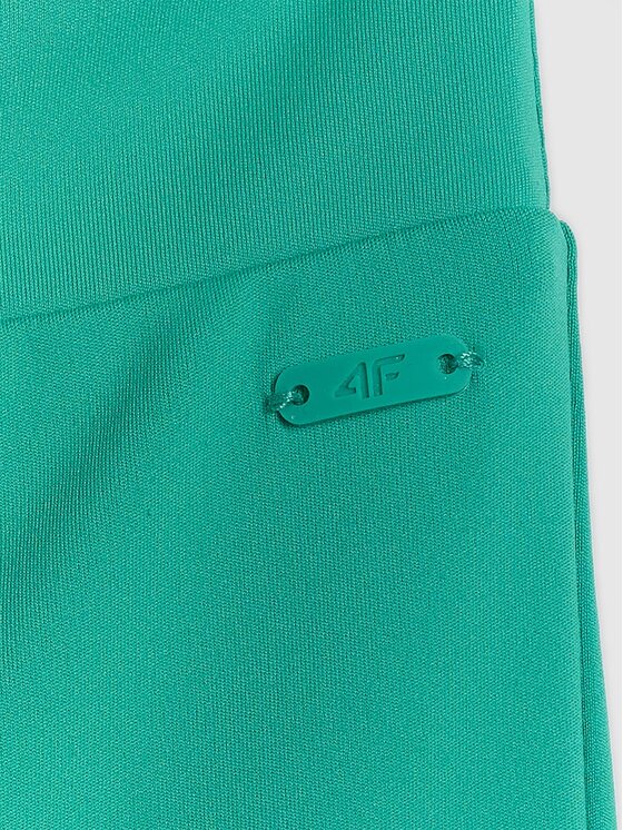 4F 4F Legginsy FOB SUMMER Zielony jasny Slim Fit