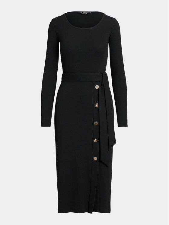 LAUREN RALPH LAUREN Lauren Ralph Lauren Φόρεμα υφασμάτινο 250889290004 Μαύρο Slim Fit